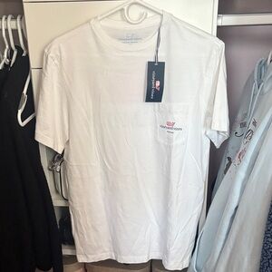 Vineyard Vines Classic Bermuda White Short Sleeve Tee